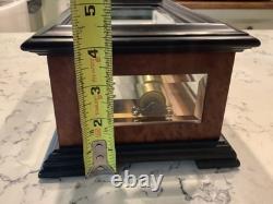 REUGE SAINTE-CROIX SWISS MUSIC BOX CH 3/72 Custom Wood & Glass Box Vintage