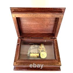 REUGE SAINTE-CROIX SWISS MUSIC BOX CH 3/72 Hand Made Wood Box-Needs Refurbished