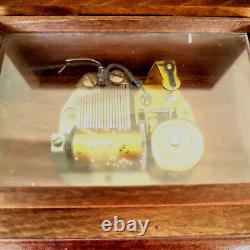 REUGE SAINTE-CROIX SWISS MUSIC BOX CH 3/72 Hand Made Wood Box-Needs Refurbished