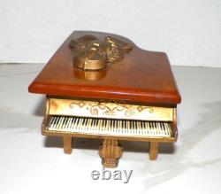 REUGE SAINT CROIX CYLINDER PIANO MUSIC BOX WithBAKELITE TOP PLAYS BEAUTIFULLY