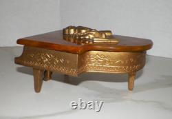 REUGE SAINT CROIX CYLINDER PIANO MUSIC BOX WithBAKELITE TOP PLAYS BEAUTIFULLY