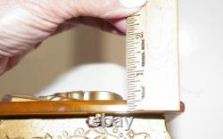 REUGE SAINT CROIX CYLINDER PIANO MUSIC BOX WithBAKELITE TOP PLAYS BEAUTIFULLY