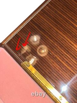 REUGE SAN FRANCISCO MUSIC BOX CO WOOD LAQUER MEMORY With LOCKING KEY