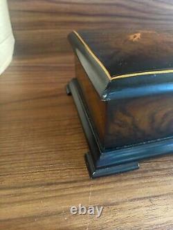 REUGE ST. CROIX MUSIC BOX 504 Beethoven 5th 6th 9th Symphony Inlaid Wood Box