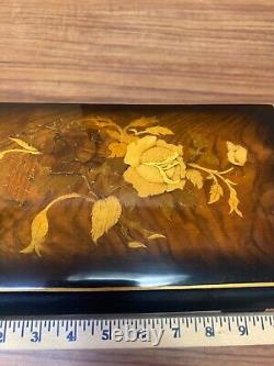 REUGE ST. CROIX MUSIC BOX 504 Beethoven 5th 6th 9th Symphony Inlaid Wood Box