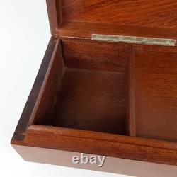 REUGE Saint-Croix Vintage Footed Wooden Music Box Made In Switzerland Lucky Day