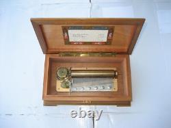REUGE Sainte-Croix Music Box Switzerland 3/72 3 Songs 72 Notes