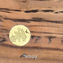 REUGE Swiss Music Box 3/72 Myrtlewood 8x11 Thieving Magpiein 3 parts (Rossini)