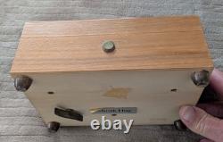 REUGE Swiss Musical Movement CH 3/50 Musik HUG Box Rose floral 3 song Mozart