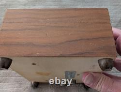 REUGE Swiss Musical Movement CH 3/50 Musik HUG Box Rose floral 3 song Mozart