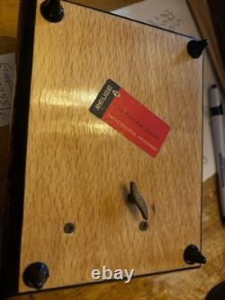 REUGE Vintage Swiss Music Box -including Original Key. Excellent Condition