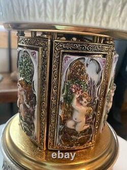 REUGE Vintage Swiss Musical Lipstick/Cigarette CarouselVienna City of My Dreams