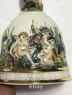 RareVintage Wind-Up REUGE Porcelain Bell-SWISS MUSIC BOX (See Pictures)