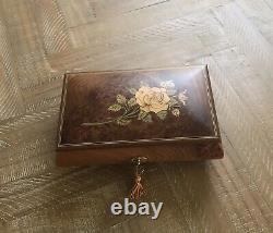 Rare Collectible HANDMADE Swiss Reuge Music Box Tune Memory 5988 Made in Italy