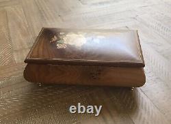 Rare Collectible HANDMADE Swiss Reuge Music Box Tune Memory 5988 Made in Italy
