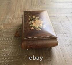Rare Collectible HANDMADE Swiss Reuge Music Box Tune Memory 5988 Made in Italy