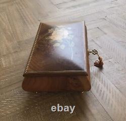 Rare Collectible HANDMADE Swiss Reuge Music Box Tune Memory 5988 Made in Italy