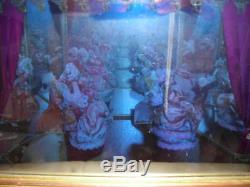 Rare Diorama Automaton Mirror Magique Reuge Music Box, Dancing Figures Must C