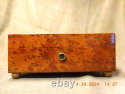 Rare & Exquisite Reuge 3 Tune 36 Note Thuya Wood Music Box (see Video)
