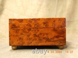 Rare & Exquisite Reuge 3 Tune 36 Note Thuya Wood Music Box (see Video)