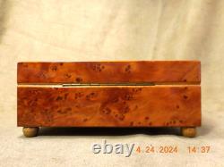 Rare & Exquisite Reuge 3 Tune 36 Note Thuya Wood Music Box (see Video)