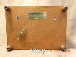 Rare & Exquisite Reuge 3 Tune 36 Note Thuya Wood Music Box (see Video)