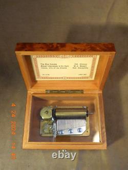 Rare & Exquisite Reuge 3 Tune 36 Note Thuya Wood Music Box (see Video)