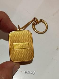 Rare IBM Reuge St Croix Swiss Miniature Wind-Up Music Box Key Chain Pendant Wow