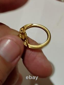 Rare IBM Reuge St Croix Swiss Miniature Wind-Up Music Box Key Chain Pendant Wow