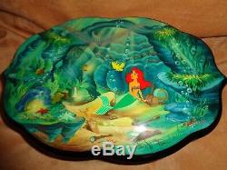 Rare Limited Edition Disney Reuge Music Box The Little Mermaid 3 songs 72 note