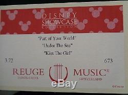 Rare Limited Edition Disney Reuge Music Box -The Little Mermaid 3 songs/72 notes
