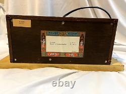 Rare Miroir Magique Music Box Reuge Made In Switzerland 1755 Danseurs