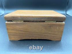 Rare Old Reuge Music Box Sainte Croix Switzerland Cylinder Cartel Hardwood Box