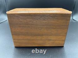 Rare Old Reuge Music Box Sainte Croix Switzerland Cylinder Cartel Hardwood Box