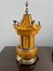 Rare Pagoda Reuge Porcelain Musical Lipstick Cigarette Carousel Music Box