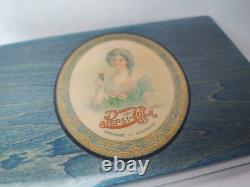 Rare Pepsi Cola Radio Jingle Music box Reuge Movement Wood Box Pepsi Girl Tested