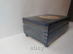 Rare Pepsi Cola Radio Jingle Music box Reuge Movement Wood Box Pepsi Girl Tested