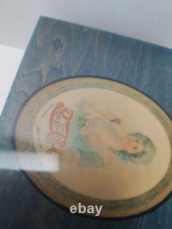 Rare Pepsi Cola Radio Jingle Music box Reuge Movement Wood Box Pepsi Girl Tested