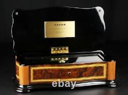 Rare REUGE Luge Inlaid Cylinder Music Box 144 Valve Sublime Harmonie beautiful