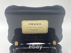 Rare Reuge 36 Note Walnut Music Box 4.72W × 6.3H, Melodie By J. Brahms