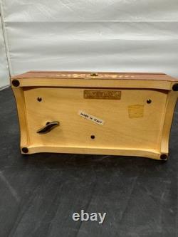 Rare Reuge 3/72 Music Box Sorrento Inlaid Burl Wood Guido Valse 3 Parts 72 Notes