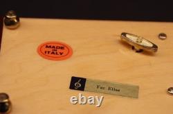 Rare Reuge Edna Hibel Music Box Made in Italy Fur Elise Excellent Condition