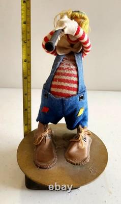 Rare Reuge Music Box Rotating Clown Hand Made Swiss