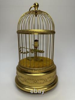 Rare Reuge Singing One Bird Music Box/ Cage
