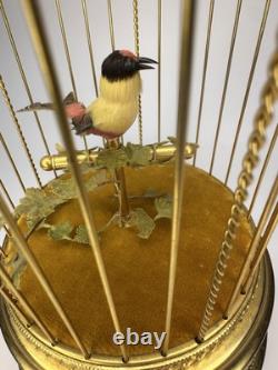 Rare Reuge Singing One Bird Music Box/ Cage