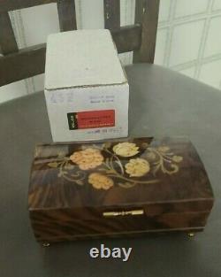 Rare Reuge Swiss Movement Music Box Made In Italy Music Box
