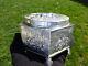 Rare Swiss Antique Thorens (Reuge) Music Box Silver Powder Case Made In Denmark