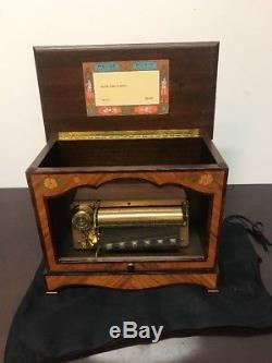 Rare Tunes Reuge Upright Music Box 72 Notes