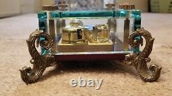Rare Vintage Reuge 36 Note Glass Music Box By Sf Music Box Co. Swiss Made