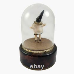 Rare Vintage Reuge Dancing Clown Girl Automaton Music Box READ